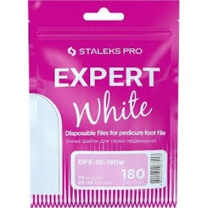 Staleks Disposable Pedi File Pads 180grit White